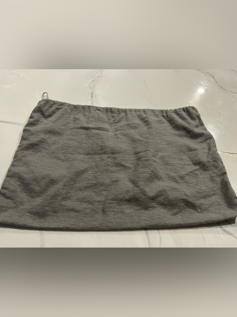 Brahmin Gray Drawstring Skirt Dust Bag with Logo - Picture 2 of 3